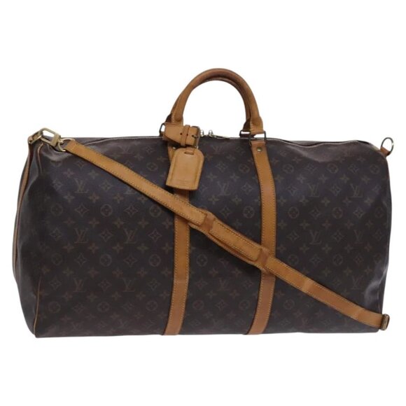 LOUIS VUITTON Monogram Keepall Bandouliere 60 Boston Bag - Picture 1 of 15